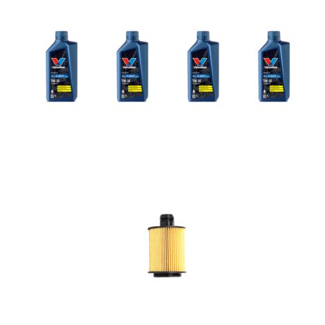 Kit filtro olio e 4L compatibile con Chevrolet Aveo II 1.3 d 55kw dal 2011 (1/3)
