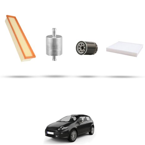 Kit tagliando 4 filtri compatibile con Fiat Punto Evo 1.4 57kw dal 2009 (1/5)