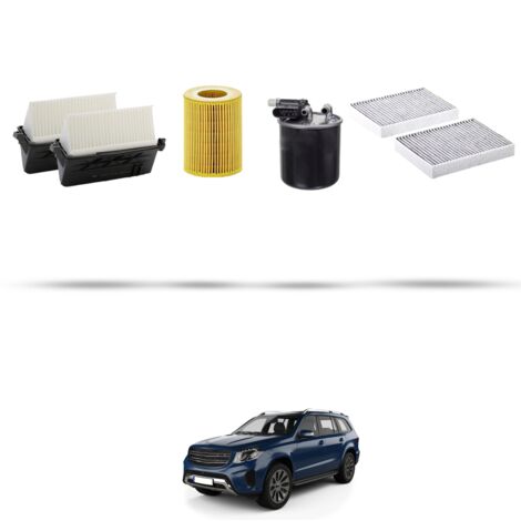 Kit tagliando 4 filtri compatibile con Mercedes GL , GLS (X166) GL 350 CDI BlueTech 183kw dal 2012 al 2015 (1/5)
