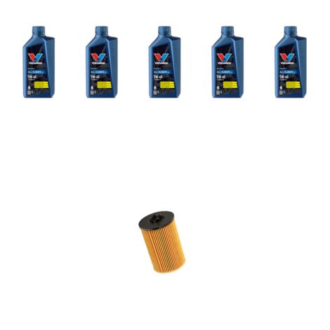 Kit filtro olio e 5L compatibile con Seat Leon III 2.0 TDI 105kw Dal 2012 (1/3)