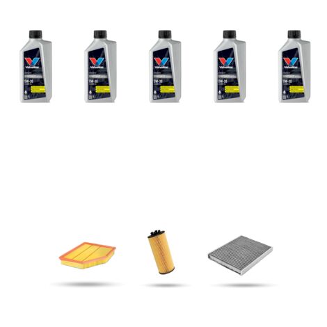 Kit tagliando 3 FILTRI e 5L OLIO compatibile con Bmw x1 (U11) 18i 100kw dal 2022 (1/5)
