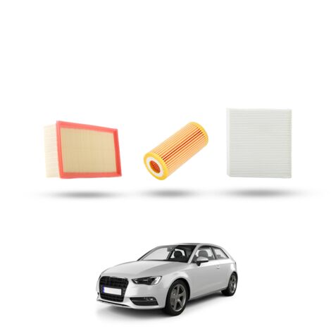 Kit Tagliando 3 filtri compatibile con Audi A3 (8V1,8VK) 2.0 tfsi 162kw dal 2013 (1/4)