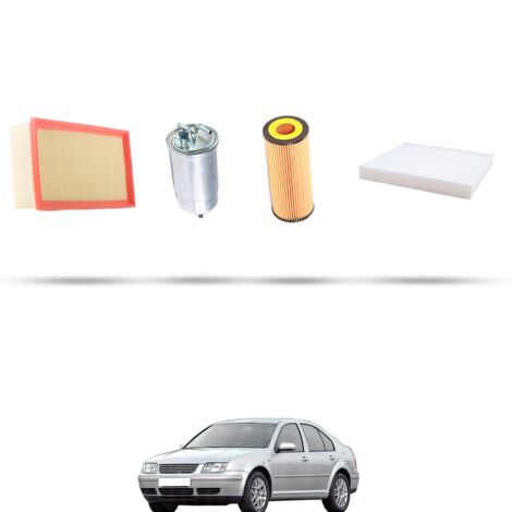 Kit tagliando 4 filtri compatibile con Vw Bora 1.9 TDi 110kw dal 2000 (1/5)