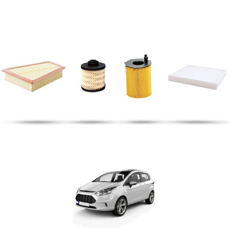 Kit tagliando 4 filtri compatibile con Ford B-Max 1.5 tdci 70kw dal 2015 (1/5)