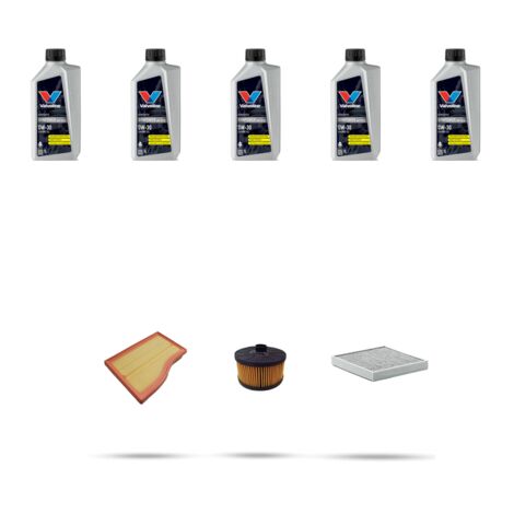 Kit tagliando 3 FILTRI e 5L OLIO compatibile con Mercedes Classe A (w177) 160 80kw Dal 2018 (1/5)