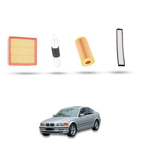 Kit Tagliando 4 filtri compatibile con BMW Serie 3 (E46) 318 i 87kw dal 1998 (1/5)