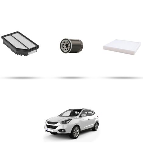 Kit tagliando 4 filtri compatibile con Hyundai Ix35 2.0 crdi 100kw dal 2010 (1/4)
