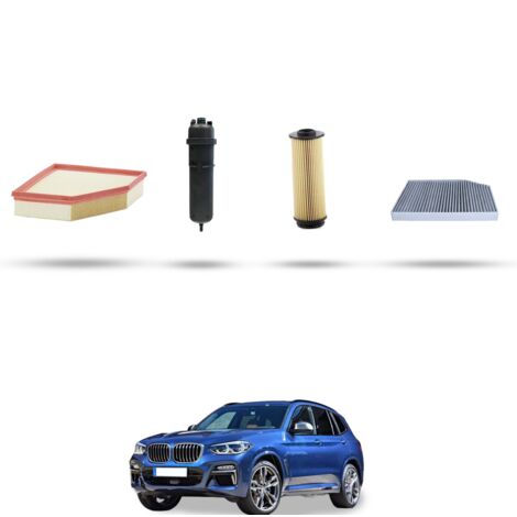 Kit tagliando 4 filtri compatibile con Bmw x3 (G01,F97) 30dx hybrid 210kw dal 2020 (1/5)