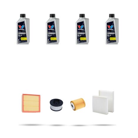 Kit tagliando 4 FILTRI e 4L OLIO compatibile con Citroen C4 Cactus 1.5 BlueHDi 88kw dal 2018 (1/5)