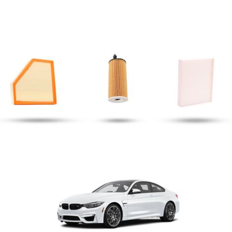 Kit Tagliando 3 filtri compatibile con BMW Serie 4 (F32, F33, F36, F82) 420i 135kw dal 2016 (1/4)