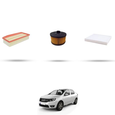 Kit tagliando 3 filtri compatibile con Dacia Logan II 1.0 Tce 74kw dal 2019 (1/4)