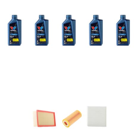Kit tagliando 3 FILTRI e 5L OLIO compatibile con Audi A3 (8V1,8VK) 1.8 TFSI 125kw dal 2013 (1/4)