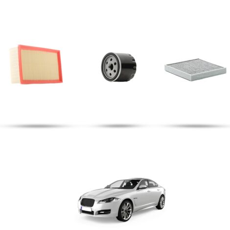 Kit tagliando 3 filtri compatibile con Jaguar XF (250) 2.0 177kw dal 2012 (1/4)
