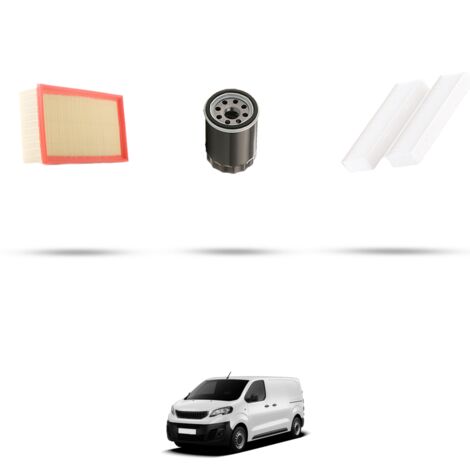 Kit tagliando 3 filtri compatibile con Peugeot Expert III (K0) 2.0 BlueHDI 106kw dal 2021 (1/4)