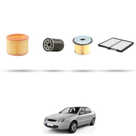 Kit tagliando 4 filtri compatibile con Citroen Xsara 1.8 Diesel 43kw dal 1997 (1/5)