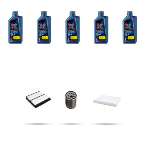 Kit tagliando 3 FILTRI e 5L OLIO compatibile con Suzuki Grand Vitara 2.0 94kw dal 1998 (1/5)