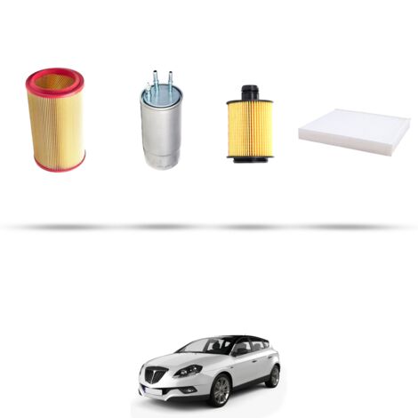 Kit tagliando 4 filtri compatibile con Lancia Delta III (844) 1.6 Multijet 88kw dal 2008 (1/5)