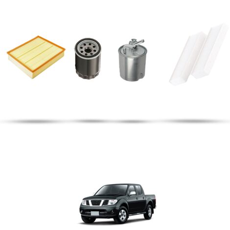 Kit tagliando 4 filtri compatibile con Nissan Navara (D40) 2.5 Dci 128kw Dal 2005 (1/5)