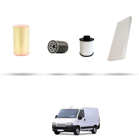 Kit tagliando 4 filtri compatibile con Citroen Jumper II 2.8 Hdi 94kw dal 2002 al 2006 (1/5)