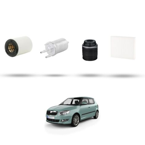 Kit tagliando 4 filtri compatibile con Skoda Fabia II (545,542) 1.4 TSI RS 132kw dal 2010 al 2014 (1/5)