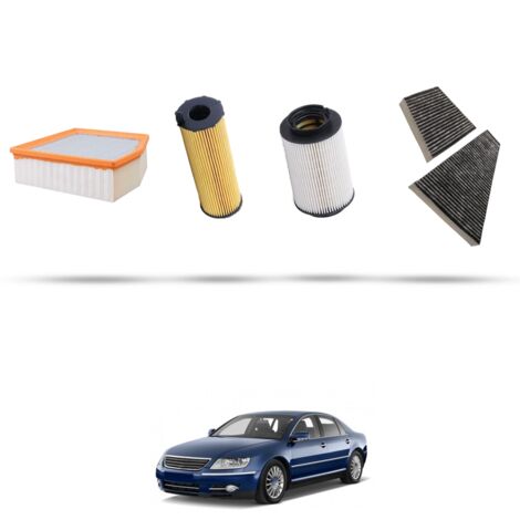 Kit tagliando 4 filtri compatibile con Vw Phaeton 3.0 TDI V6 180kw dal 2013 (1/5)