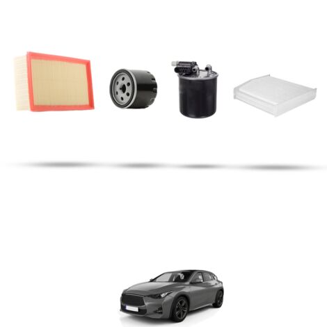Kit tagliando 4 filtri compatibile con Infiniti Q30 1.5D 80kw dal 2015 (1/5)