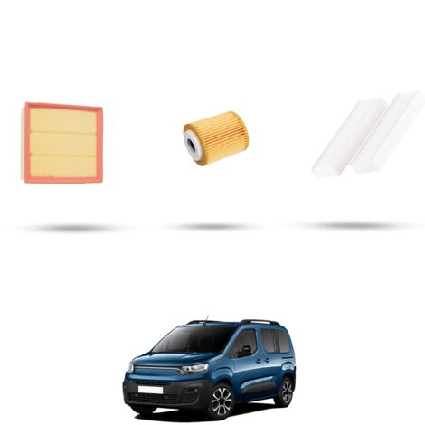 Kit tagliando 3 filtri compatibile con Fiat Doblo 1.5 BlueHdi 75kw dal 2022 (1/4)