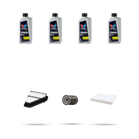Kit tagliando 3 FILTRI e 4L OLIO compatibile con Honda Civic VIII 1.4 73kw dal 2009 (1/5)