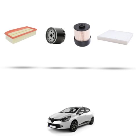 Kit tagliando 4 filtri compatibile con Renault Clio IV 1.5 DCI 55kw Dal 2012 (1/5)