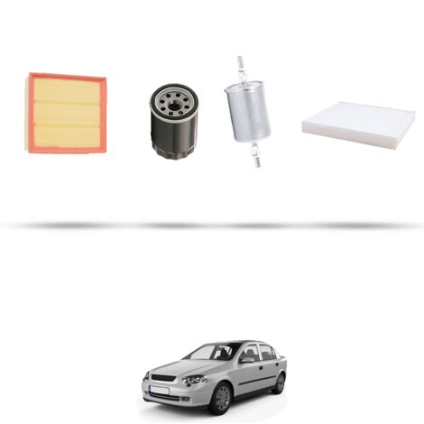 Kit tagliando 4 filtri compatibile con Opel Astra G 2.0 16v 100kw dal 1998 (1/5)