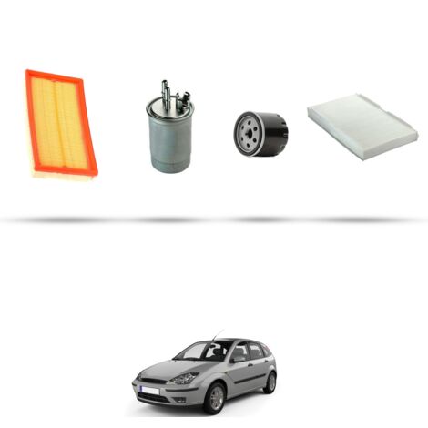 Kit tagliando 4 filtri compatibile con Ford Focus 1.8 TDdi 55kw dal 1999 al 2004 (1/5)