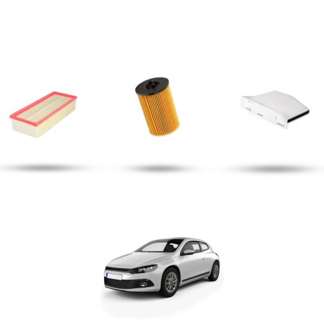 Kit tagliando 3 filtri compatibile con VW Scirocco III (1K8) 2.0 TDI 110kw Dal 2014 (1/4)