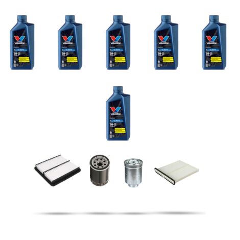Kit tagliando 4 FILTRI e 6L OLIO compatibile con Mazda 6 (GJ) 2.2 Skyactiv-D 110kw dal 2013 (1/5)
