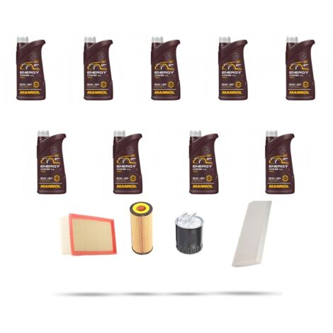 Kit tagliando 4 FILTRI e 9L OLIO compatibile con Mercedes Viano (639) 2.0 CDI 85kw Dal 2006 (1/5)