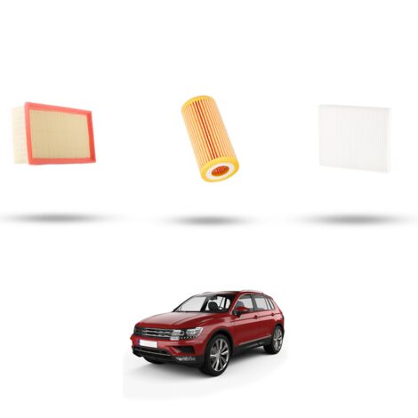 Kit tagliando 3 filtri compatibile con Vw Tiguan II (AD1) 2.0 TSI 169kw Dal 2018 (1/4)