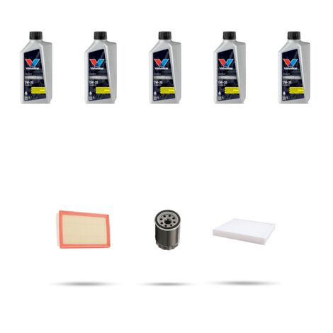 Kit tagliando 3 FILTRI e 5L OLIO compatibile con Toyota Corolla XII (E210) 1.6 vvti 90kw Dal 2019 (1/5)