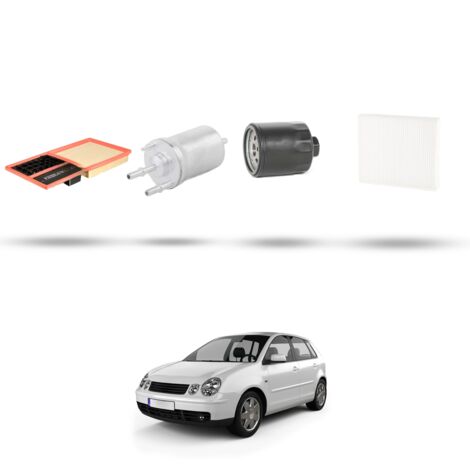Kit tagliando 4 filtri compatibile con Vw POLO IV (9N) 1.4 16v 59kw Dal 2006 al 2009 (1/5)