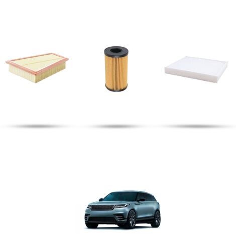 Kit tagliando 3 filtri compatibile con Land Rover Velar (L560) 2.0 d200 150kw dal 2020 (1/4)