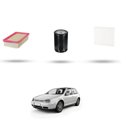 Kit tagliando 3 filtri compatibile con Vw Golf IV (1j1 1j5) 1.8 20v Turbo 110kw Dal 1997 al 2006 (1/4)