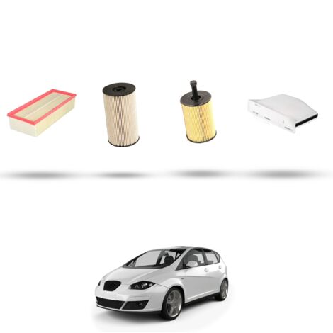 Kit tagliando 4 filtri compatibile con Seat Altea / Altea XL / Freetrack 1.9 TDI 66kw dal 2009 (1/5)