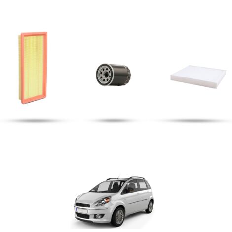 Kit tagliando 3 filtri compatibile con Fiat Idea 1.4 16v 70kw dal 2004 (1/4)