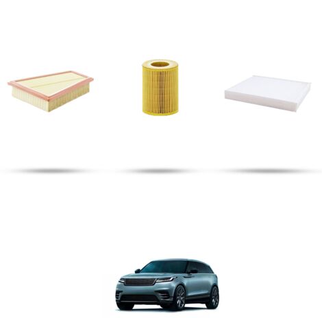 Kit tagliando 3 filtri compatibile con Land Rover Velar (L560) 3.0 D275 202kw dal 2018 (1/4)