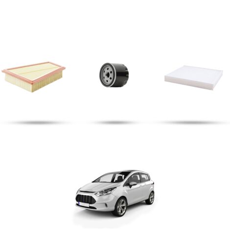 Kit tagliando 3 filtri compatibile con Ford B-Max 1.4 LPG 66kw dal 2012 (1/4)