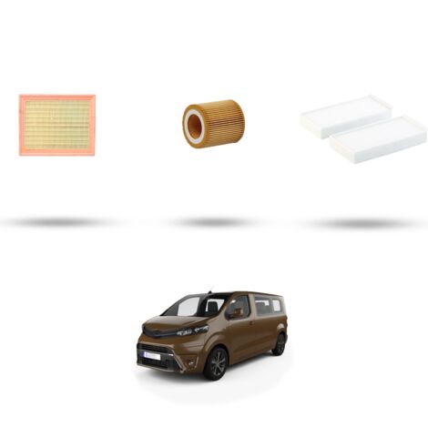 Kit tagliando 3 filtri compatibile con Toyota Proace II 1.5 D-4D 130 96Kw dal 2019 (1/4)
