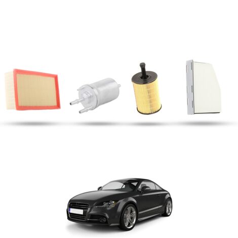 Kit Tagliando 4 filtri compatibile con Audi TT II (8J3) 3.2 V6 184kw dal 2006 (1/5)