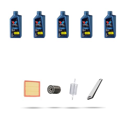 Kit tagliando 4 FILTRI e 5L OLIO compatibile con Citroen Xsara 2.0i 102kw dal 2000 (1/5)
