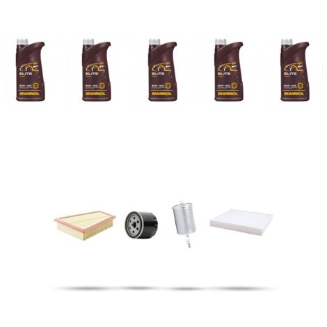 Kit tagliando 4 FILTRI e 5L OLIO compatibile con Renault Megane II 1.6 16v 77kw Dal 2005 (1/5)