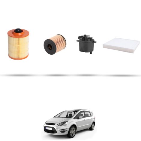 Kit tagliando 4 filtri compatibile con Ford S-Max 2.2 Tdci 147kw dal 2010 (1/5)