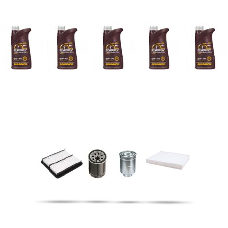 Kit tagliando 4 FILTRI e 6L OLIO compatibile con Opel Astra G 2.2 DTI 16v 92kw dal 2002 (1/5)