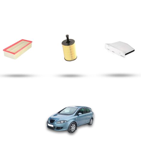 Kit tagliando 3 filtri compatibile con Seat Toledo III (5P2) 2.0 TDI 100kw dal 2004 (1/4)